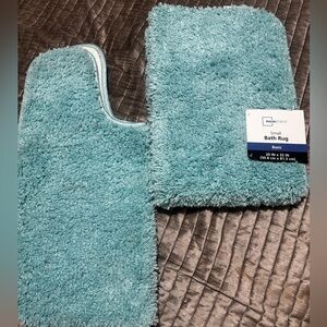 Mainstays Aqua Bath Rug Set